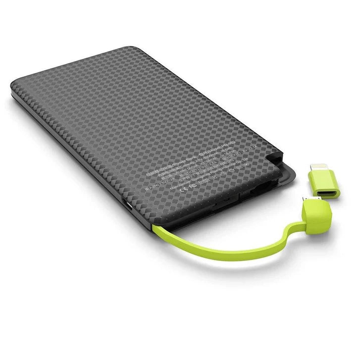 Universal Power Bank 10,000 mAh - Portable Charger for Android and iPhone