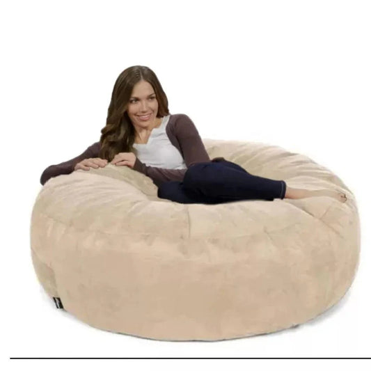 Giant Suede Pouf 140x50 Without Filling Ultra Comfort
